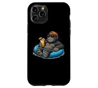Cool Gorilla Pool Float Mascot Graphic Case for iPhone 11 Pro