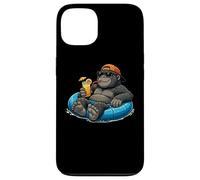 Cool Gorilla Pool Float Mascot Graphic Case for iPhone 13
