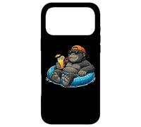 Cool Gorilla Pool Float Mascot Graphic Case for iPhone 17 Pro Max