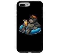 Cool Gorilla Pool Float Mascot Graphic Case for iPhone 7 Plus/8 Plus