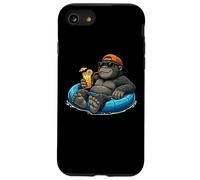 Cool Gorilla Pool Float Mascot Graphic Case for iPhone SE (2020) / 7/8