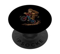 Cool Gorilla Riding Bicycle Biker Funny Forest Animals PopSockets Adhesive PopGrip