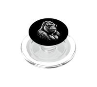 Cool Gorilla with Sunglasses PopSockets PopGrip for MagSafe