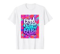 Cool Graffiti Vibes Art Inspirational Quotes Graphic Value Graphic T-Shirt, Men, White, S