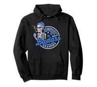 Cool Grandma Skeleton with Sunglasses Badass Funny Graphic Pullover Hoodie