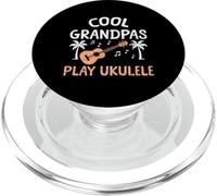 Cool Grandpas Play Ukulele Funny Guitar Music Lover PopSockets PopGrip for MagSafe