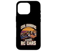 Cool Grandpas Race RC Cars Funny Retro RC Racing Artwork Case for iPhone 16 Pro