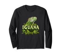 Cool Green Iguana Outfit for Boys and Girls Long Sleeve T-Shirt