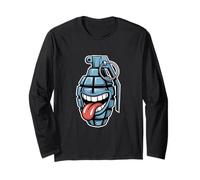 Cool Grenade Urban Streetwear Style Long Sleeve T-Shirt