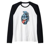 Cool Grenade Urban Streetwear Style Raglan Baseball Tee