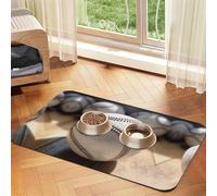 Cool Grey Baseball Print Pet Absorbent Leather Tablecloth Perfect for Dogs, Cats, and Other Pets