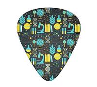 Cool Guitar pick Classic Guitar Picks Unique Guitar Picks for Bass Electric Guitar Acoustic Guitar Lovers guitarists gift (Science Math Physical Chemical Biology)