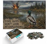 Cool Guys Don't Look At Explosions Jigsaw Puzzle for Adults, 1000 Piece