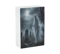 Cool Halloween Ghost Cigarette Case Normal Size 20 Capacity Style Cigarette Holder Case Waterproof Cigarette Case Portable Travel Cigarette Storage Box for Smoking Accessories