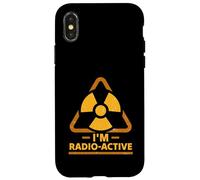 Cool Ham Radio Art Ham Operator Amateur I'm Radio Active Case for iPhone X/XS