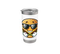 Cool Hamburger Cheeseburger with Sunglasses Stainless Steel Insulated Tumbler