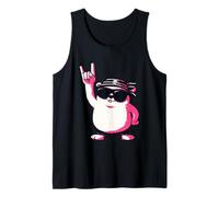 Cool Hamster Rock On Funny Pet Lover Animal Graphic Bandana Tank Top