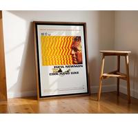 Cool Hand Luke (1967) Retro-Classic Movie Framed Poster Print Wall Art Image Home Decor Artworks Framed Poster Different Sizes and Colours