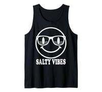 Cool Happy Face Sunglasses Surfing Ocean Waves Design Tank Top