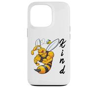 Cool Honeybee In A World You Can Be Anything Should Bee Kind Case for iPhone 13 Pro