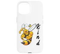 Cool Honeybee In A World You Can Be Anything Should Bee Kind Case for iPhone 15