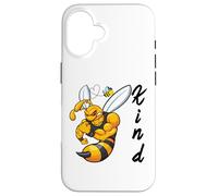 Cool Honeybee In A World You Can Be Anything Should Bee Kind Case for iPhone 16