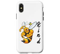 Cool Honeybee In A World You Can Be Anything Should Bee Kind Case for iPhone X/XS