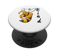 Cool Honeybee In A World You Can Be Anything Should Bee Kind PopSockets Adhesive PopGrip
