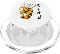 Cool Honeybee In A World You Can Be Anything Should Bee Kind PopSockets PopGrip for MagSafe