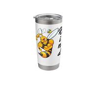 Cool Honeybee in A World You Can Be Anything Should Bee Kind Stainless Steel Insulated Tumbler