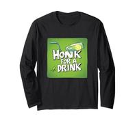 Cool Honk for a Drink Speech Long Sleeve T-Shirt