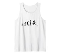 Cool Human Evolution Soccer Player Tank Top