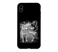 Cool Huskies Smoking Cigarette Urban Street Art Case for iPhone XS Max