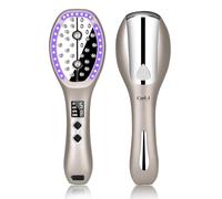 Cool-i® 5-in-1 Scalp Care Brush - With 4-Colour LED Application, Infrared, EMS, Ion Function, Mist and Vibration Care for Complementary Scalp Care (Champagne Gold)
