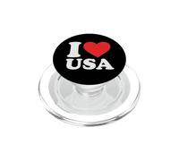 Cool I Love USA 4th of July Independence Day PopSockets PopGrip for MagSafe