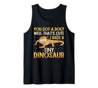 Cool I Raise Tiny Dinosaur Funny Leopard Gecko Pet Tank Top