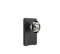 Cool Ice Bear Graphic in Greenland with Flag Costume PopSockets PopWallet for MagSafe