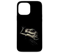 Cool Iguana Smoking Cigarette Retro Halftone Art Case for iPhone 13 Pro Max