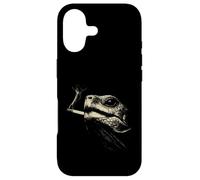 Cool Iguana Smoking Cigarette Retro Halftone Art Case for iPhone 17