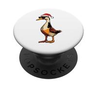 Cool Indian Runner Duck Christmas Holiday Fun Animal Lover PopSockets Adhesive PopGrip