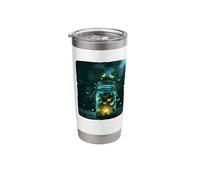 Cool Insects in a Jar for Fireflies Lovers in Summer Nights Stainless Steel Insulated Tumbler