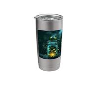 Cool Insects in a Jar for Fireflies Lovers in Summer Nights Stainless Steel Insulated Tumbler