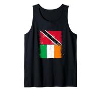 Cool Ireland Trinidad and Tobago Flag for Irish Trini Pride Tank Top