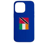 Cool Ireland Trinidad and Tobago Flag for Trini Irish Pride Case for iPhone 14 Pro Max