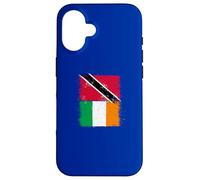 Cool Ireland Trinidad and Tobago Flag for Trini Irish Pride Case for iPhone 16