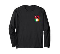 Cool Ireland Trinidad and Tobago Flag for Trini Irish Pride Long Sleeve T-Shirt