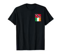 Cool Ireland Trinidad and Tobago Flag for Trini Irish Pride T-Shirt