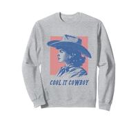 Cool It Cowboy Stylish Vintage Western Sass Quote Sweatshirt