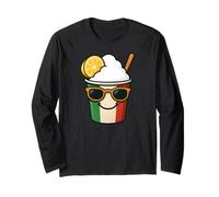 Cool Italian Ice Lemon Cup Italia Summer Food Treat Design Long Sleeve T-Shirt