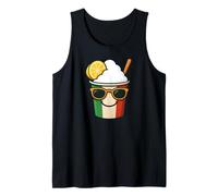 Cool Italian Ice Lemon Cup Italia Summer Food Treat Design Tank Top